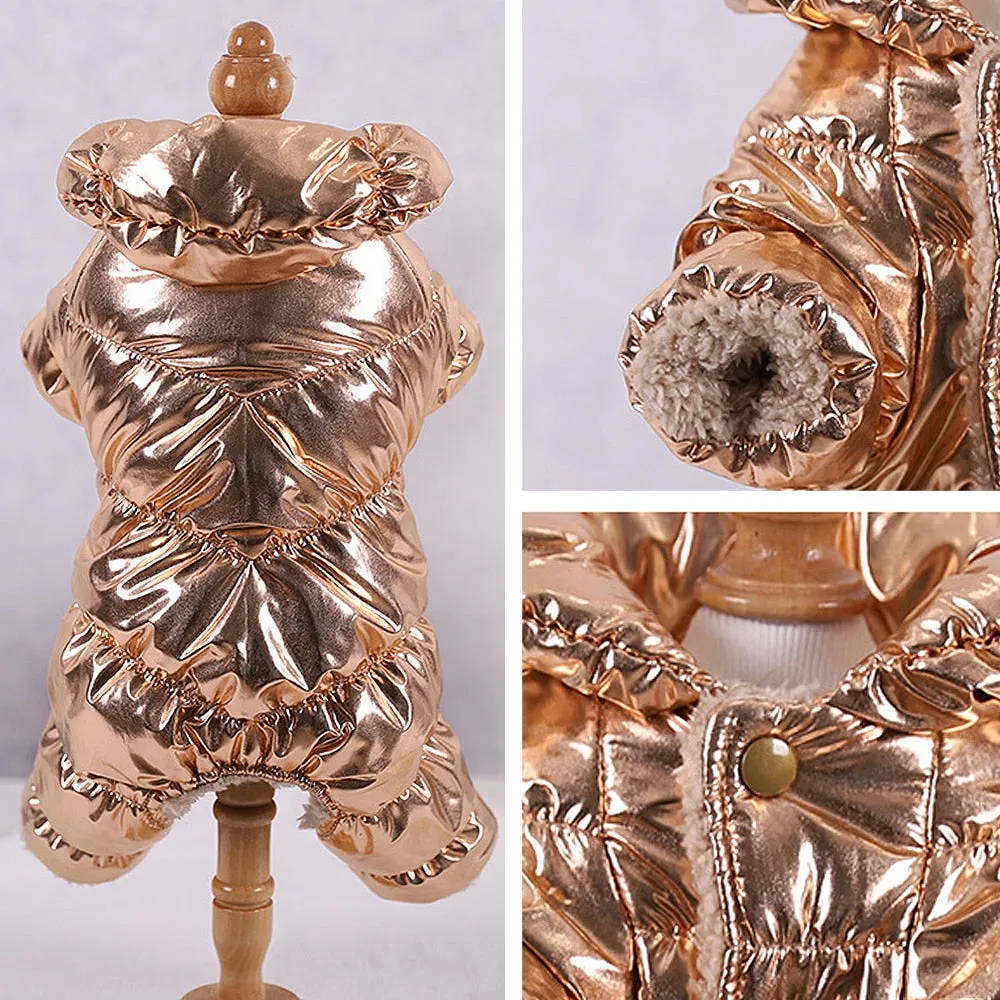 Warm & Shiny Jacket for Dogs