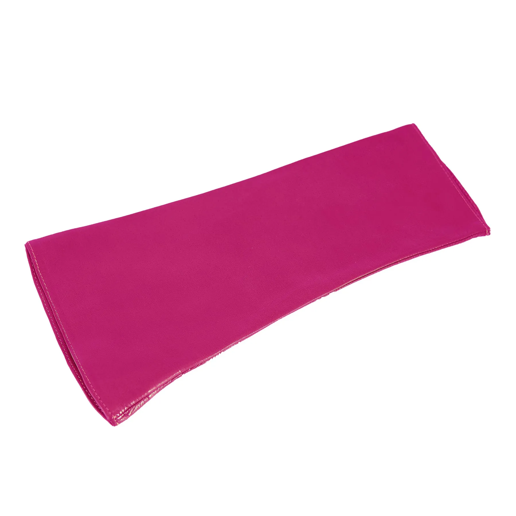 Women's fingerless deep pink nappa leather gloves unlined