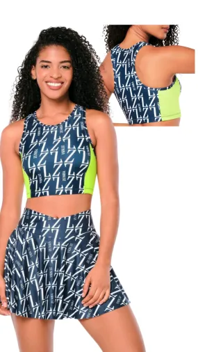 Zumba Prep High Neck Crop Tank (Special Order)
