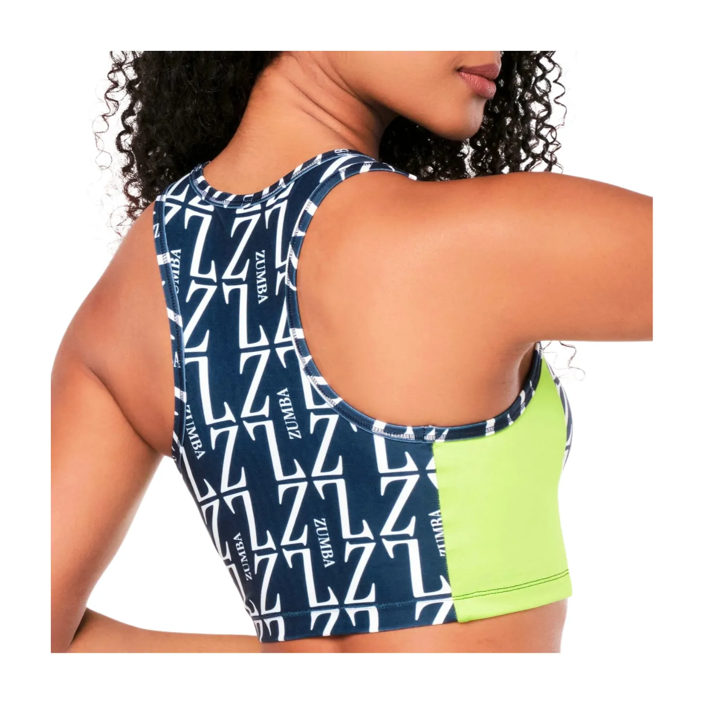 Zumba Prep High Neck Crop Tank (Special Order)